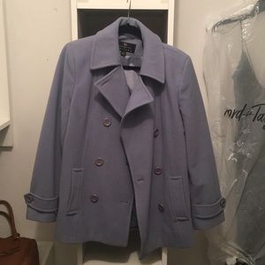 Powder Blue Pea Coat
